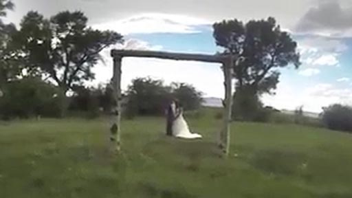 Dron en la boda