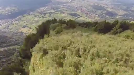 Wingsuit en los Alpes