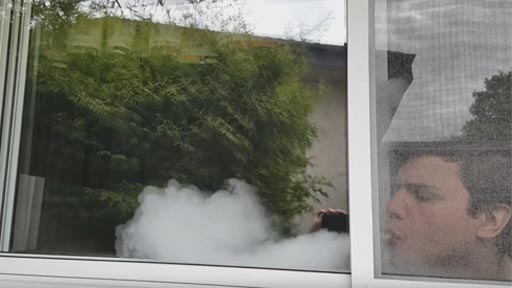 El truco del humo en la ventana