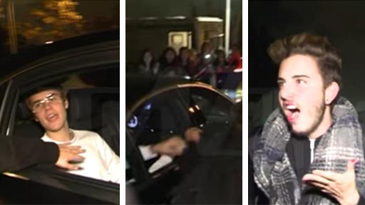 Justin Bieber le pega un puetazo a un fan en Barcelona