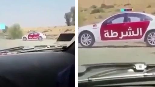 Así trolea la policía de Dubai a los conductores