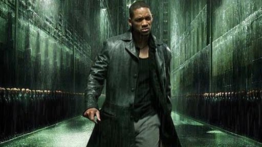 Matrix con Will Smith como Neo