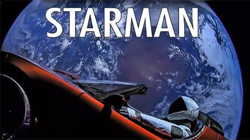 Starman en directo desde el espacio