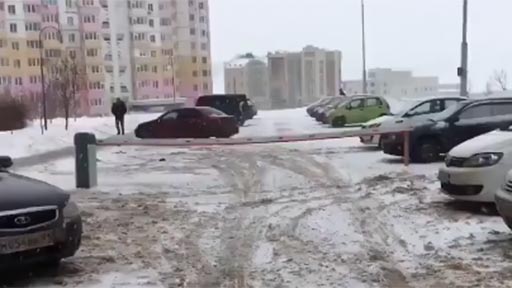 Otro día de frío en Rusia