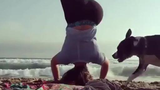 Yoga en la playa