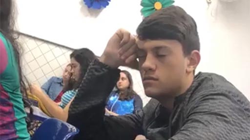 Dormido en clase